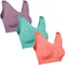 Comfortisse Bras - 3 Pack - Pink, Purple, Teal - Small, 3PK 80-1US01 - alternate 2